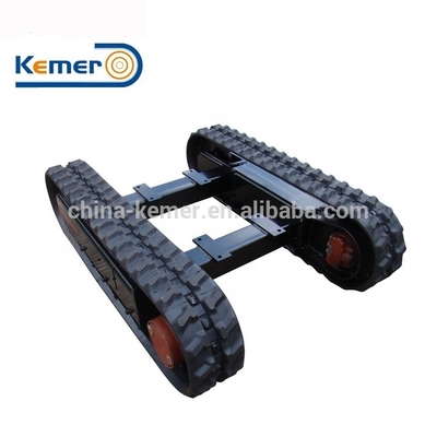 KRT3000 Mini Gummi-Spur-Chassis Crawler-Spur-Unterbahn für Kleinlasttransportgeräte