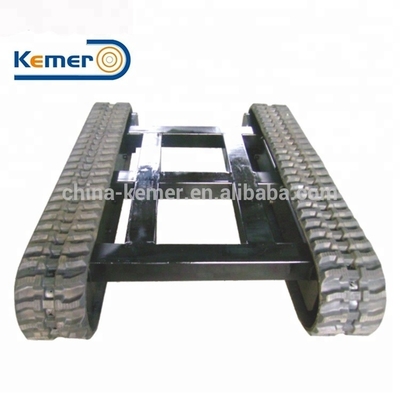 KRT3000 Mini Gummi-Spur-Chassis Crawler-Spur-Unterbahn für Kleinlasttransportgeräte
