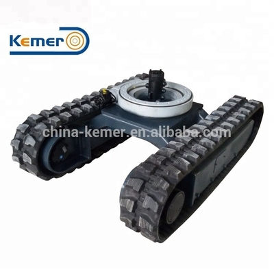KRT3000 Mini Gummi-Spur-Chassis Crawler-Spur-Unterbahn für Kleinlasttransportgeräte