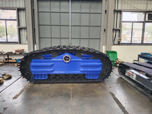 Fahrmotor-ausgestattetes Traktionsspur-Chassis für eine Ladekapazität von 80 Tonnen anpassbar