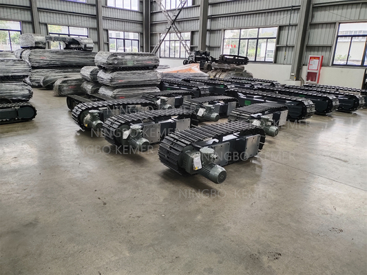 Stahlspurunterbahn mit Hydraulikgetriebe für Baggerbrüser und Bohrgeräte