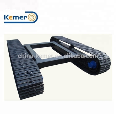 Kemer Jet Drilling Rig Track Chassis 10 Tonnen Hydraulikgetriebe Fahrgeschwindigkeit 0-5 km/h