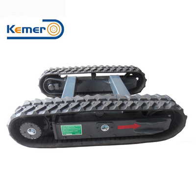 Hydraulische Gummi-Spur-Crawler-Spur-Chassismaschine für Bauanwendungen