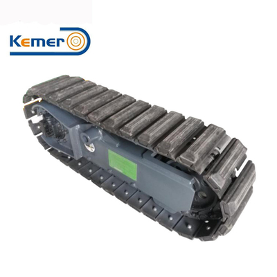 Videotechnische Unterstützung nach dem Service Stahl Mini Crawler Unterbahn mit Gummi Pads